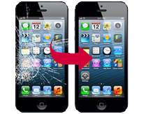Instant repair of iphone 6s cracked screen
